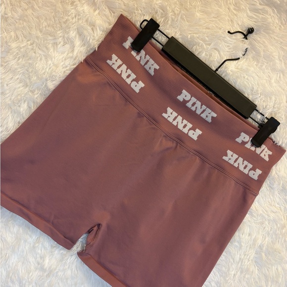 PINK Victoria's Secret Women's Dusty Rose Bike Shorts | Activewear | Size XL 💗✨ - Picture 4 of 16